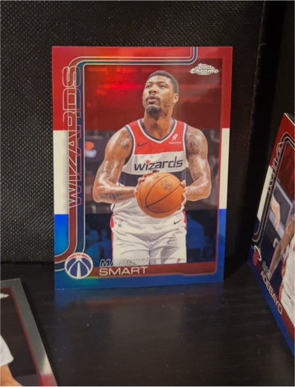 2025-26 Topps Chrome #224 Marcus Smart Washington Wizards — front