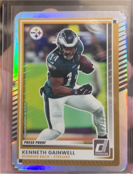 2025 Donruss #128 Kenneth Gainwell — front