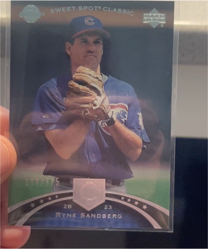 2001 Upper Deck Sweet Spot Classic #23 Ryne Sandberg — front