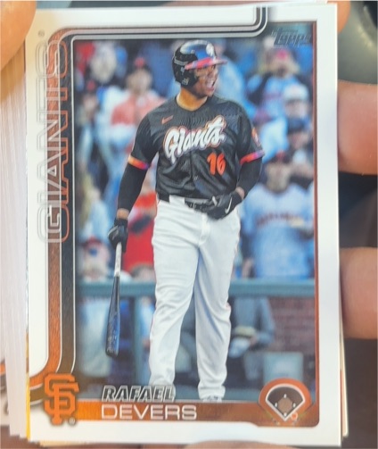 2025 Topps Update #US300 Rafael Devers — front