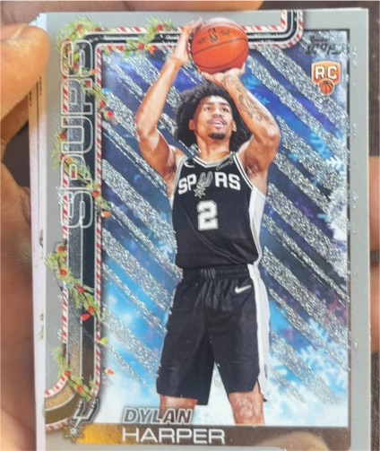 2025-26 Topps Holiday #H162 Dylan Harper — front