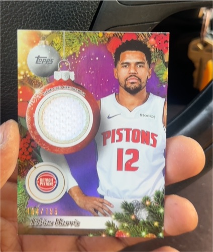 2025-26 Topps Holiday #PR-TH Tobias Harris — front