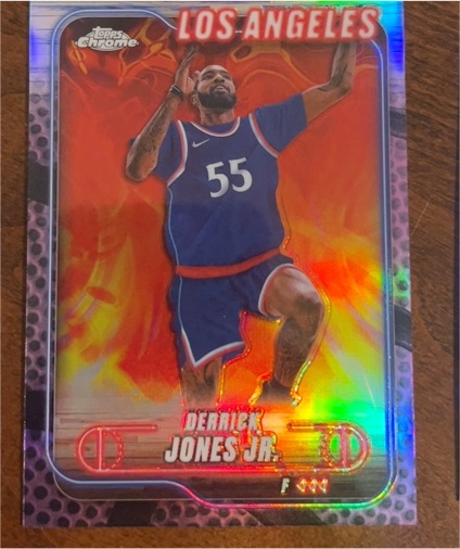 2024-25 Topps Chrome #177 Derrick Jones Jr. — front