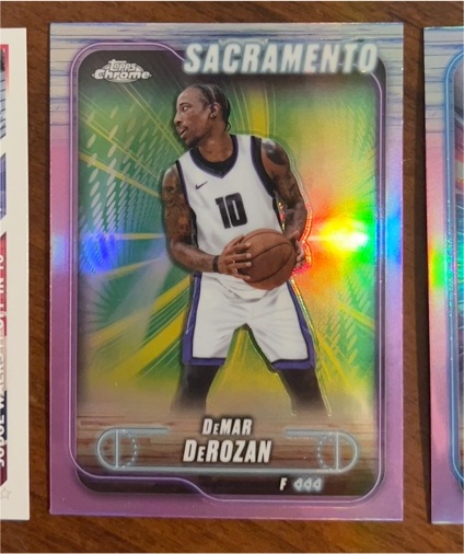 2024-25 Topps Chrome #55 DeMar DeRozan — front