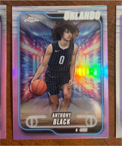 2024-25 Topps Chrome #48 Anthony Black — front