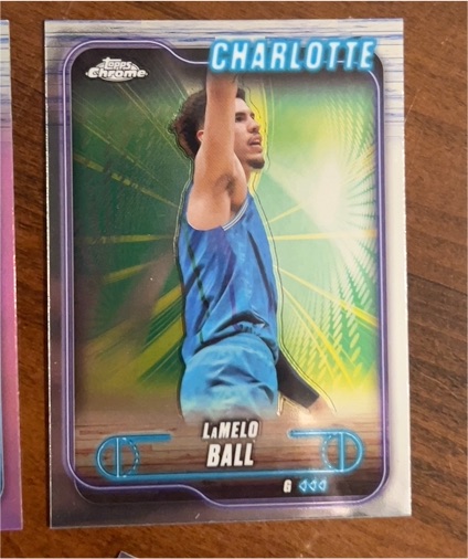 2024-25 Topps Chrome #3 LaMelo Ball — front