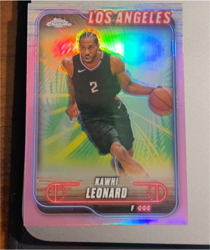 2024-25 Topps Chrome #120 Kawhi Leonard — front