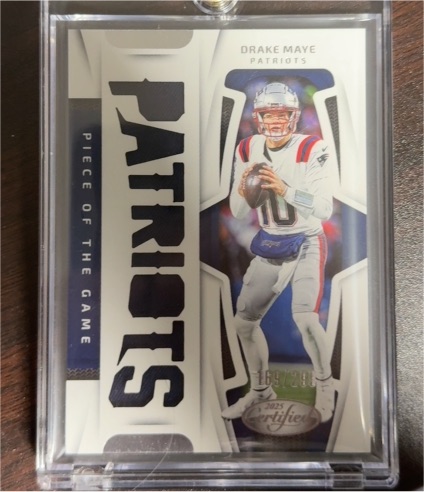 2025 Panini Certified #POG-DME Drake Maye — front