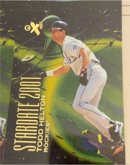1998 Skybox E-X 2001 Stardate 2001 #10SD Todd Helton — front