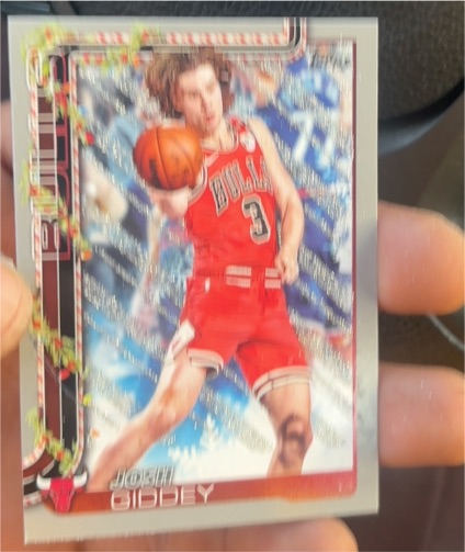 2025-26 Topps Holiday #H28 Josh Giddey — front
