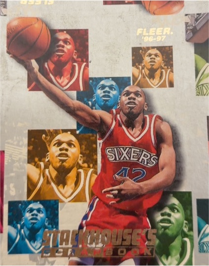 1996-97 Fleer #S-9 Jerry Stackhouse Stackhouse's Scrapbook — front