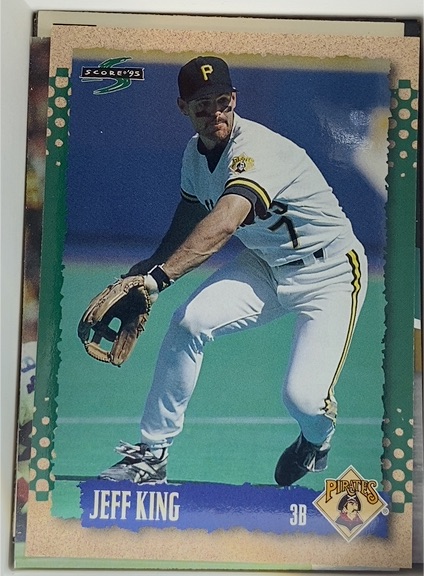 1995 Score #109 Jeff King — front