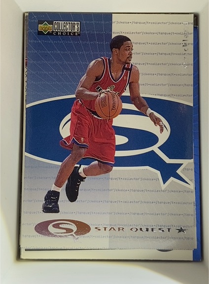 1997-98 Upper Deck Collector's Choice #SQ16 John Starks StarQuest — front