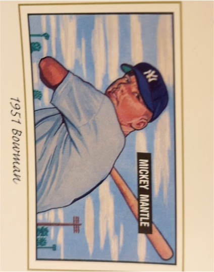 1951 Bowman #NNO Mickey Mantle — front