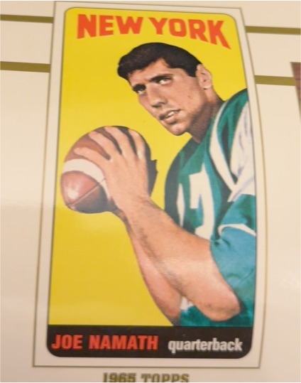 1965 Topps #122 Joe Namath — front