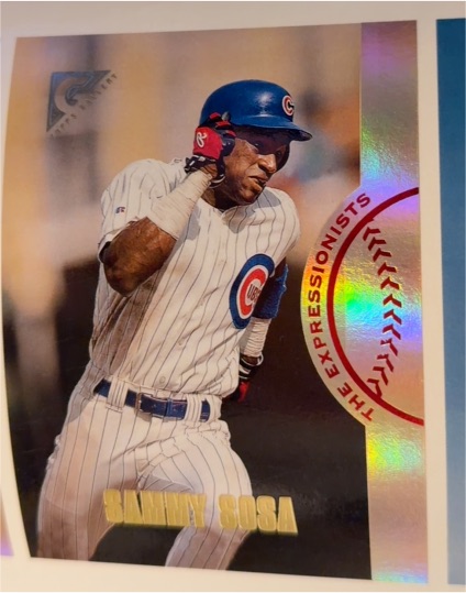 1996 Topps Gallery #EX12 Sammy Sosa — front