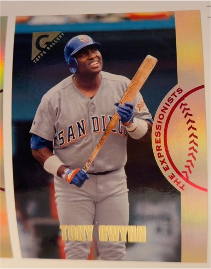 1996 Topps Gallery #EX15 Tony Gwynn — front