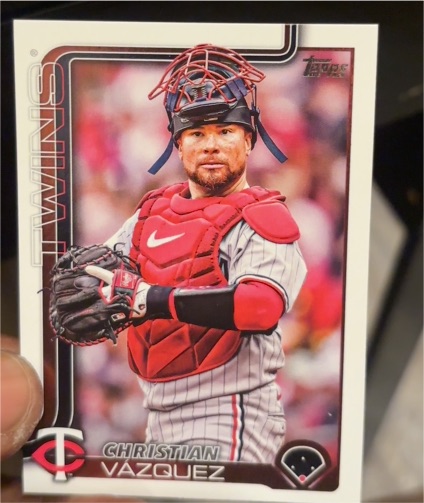 2025 Topps Update #US7 Christian Vazquez — front