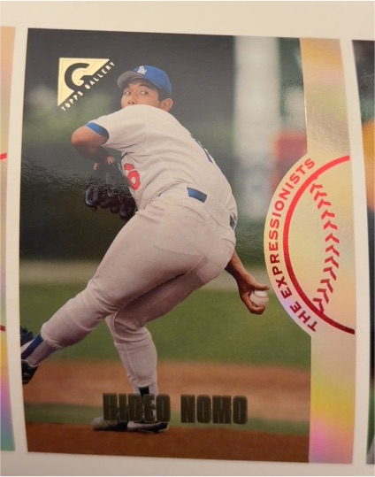 1996 Topps Gallery The Expressionists #EX7 Hideo Nomo — front