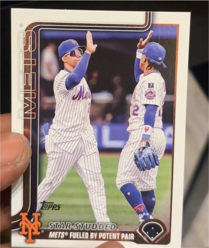 2025 Topps Update #US260 Star-Studded Francisco Lindor / Juan Soto — front