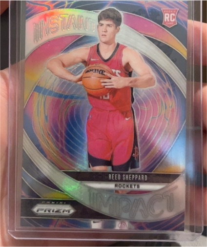 2024-25 Panini Prizm #24 Reed Sheppard Instant Impact — front