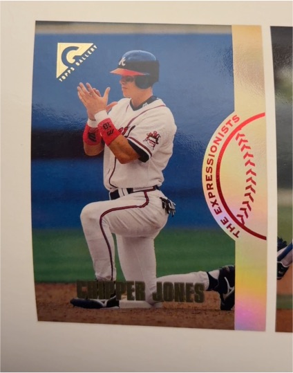 1994 Topps Gallery #TG-1 Chipper Jones — front