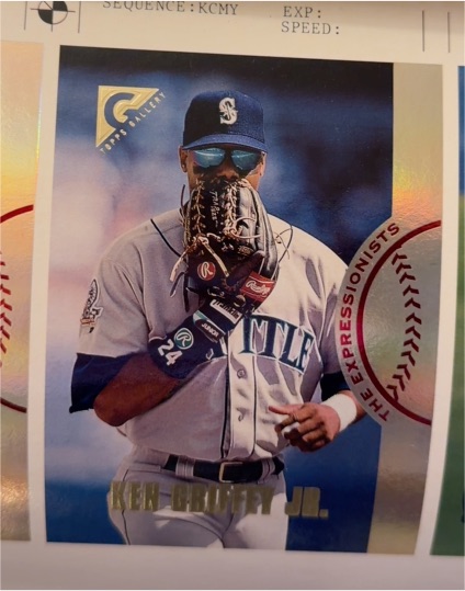 1996 Topps Gallery The Expressionists #EX3 Ken Griffey Jr. — front