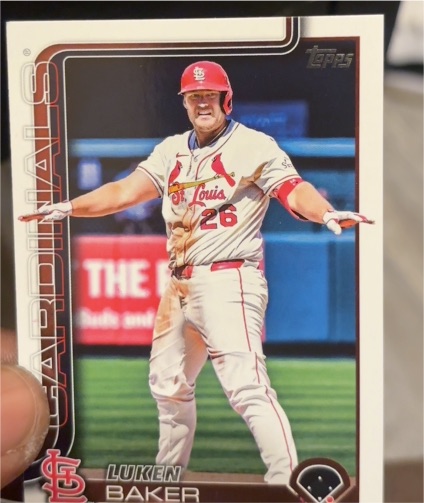 2025 Topps Update #US153 Luken Baker — front