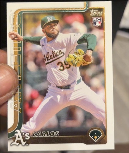 2025 Topps Update #US104 Carlos Duran — front