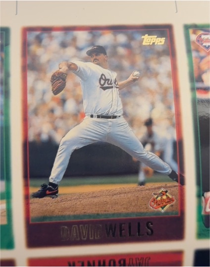 1997 Topps #228 David Wells — front