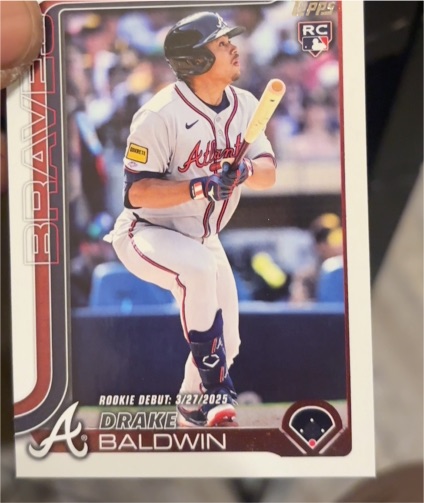 2025 Topps Update #US113 Drake Baldwin — front