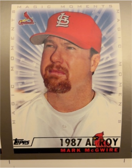 2000 Topps #236 Magic Moments Mark McGwire 1987 AL ROY — front