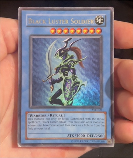 Yu-Gi-Oh! Black Luster Soldier SYE-024 — front