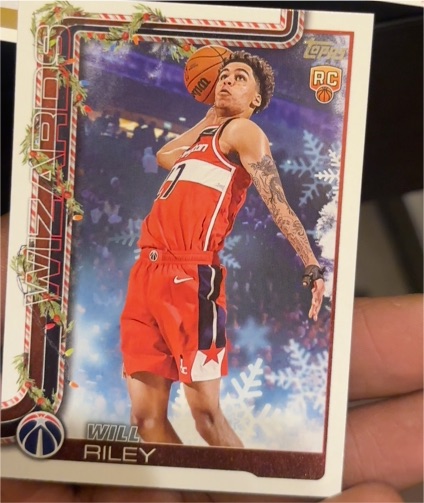 2025-26 Topps Holiday #H181 Will Riley — front