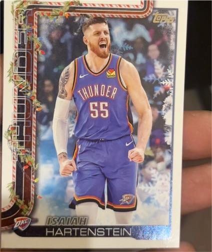 2025-26 Topps Holiday #H95 Isaiah Hartenstein — front