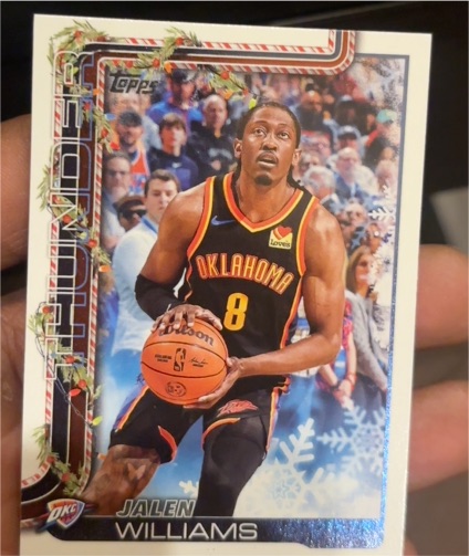 2025-26 Topps Holiday #H91 Jalen Williams — front