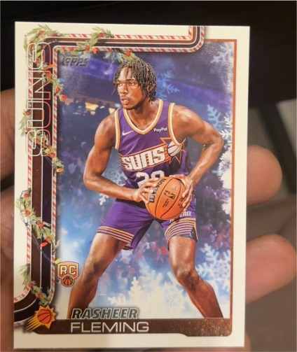 2025-26 Topps Holiday #H191 Rasheer Fleming — front