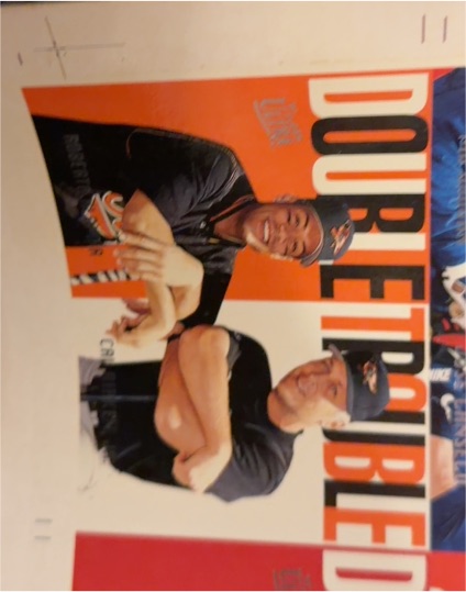 1997 Fleer Ultra Double Trouble #1 Roberto Alomar / Cal Ripken Jr. — front