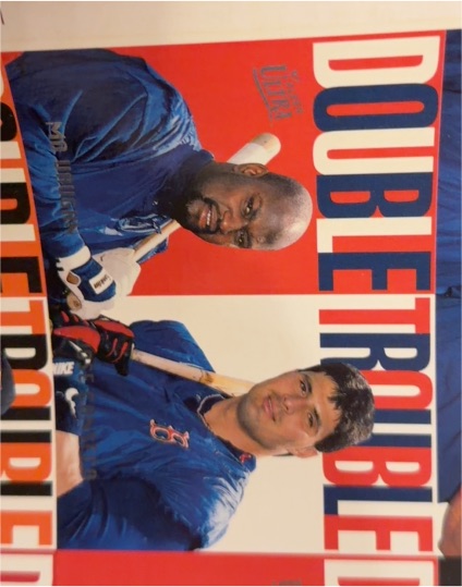 1997 Fleer Ultra Double Trouble #2 Jose Canseco / Mo Vaughn — front