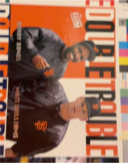 1997 Fleer Ultra Double Trouble #20 Barry Bonds / Matt Williams — front