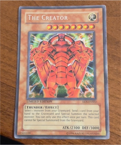 Yu-Gi-Oh! The Creator EEN-ENSE2 — front