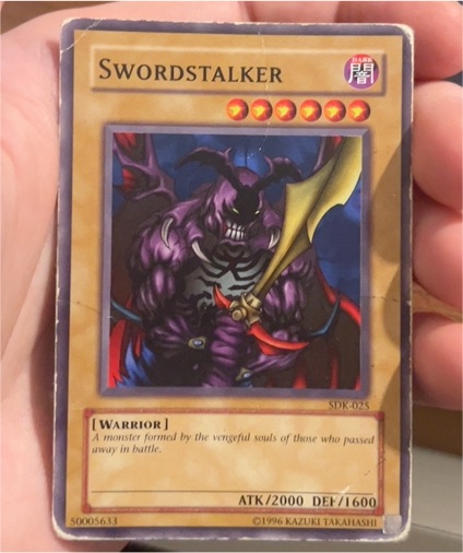 Yu-Gi-Oh! SDK-025 Swordstalker — front