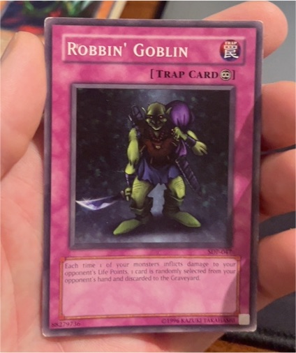 1996 Yu-Gi-Oh! SD7-EN029 Robbin' Goblin — front