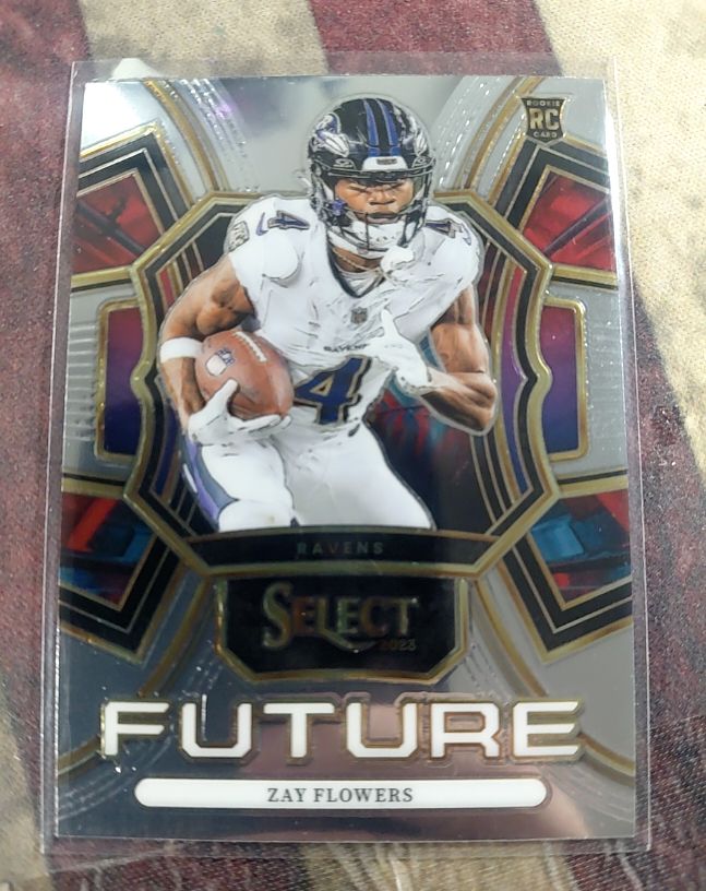 2023 Panini Select #FUT-ZFL Zay Flowers Select Future — front