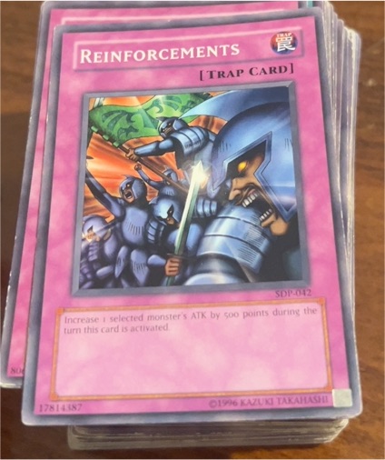 1996 Yu-Gi-Oh! Reinforcements SDP-042 — front