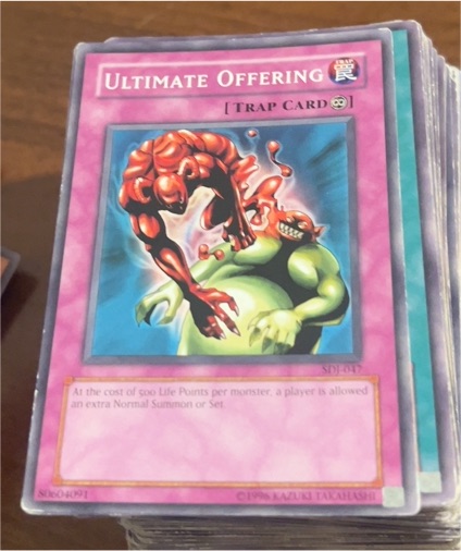1996 Yu-Gi-Oh! Starter Deck Pegasus #SDP-046 Ultimate Offering — front