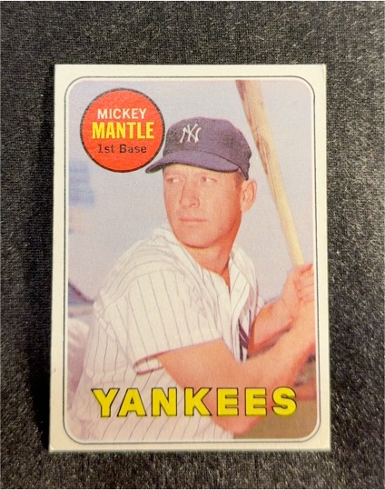 1969 Topps #500 Mickey Mantle — front