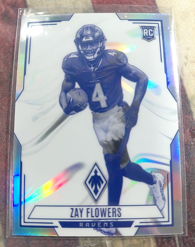 2023 Panini Phoenix Contours #CON-12 Zay Flowers — front