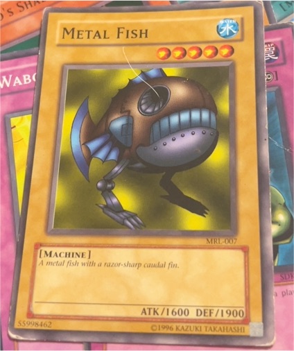 1996 Yu-Gi-Oh! #MRL-007 Metal Fish — front