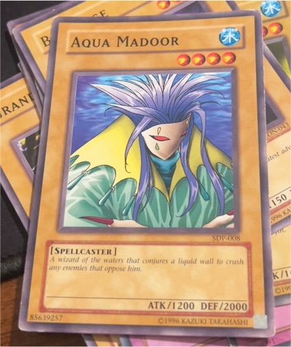 1996 Yu-Gi-Oh! SDP-008 Aqua Madoor — front